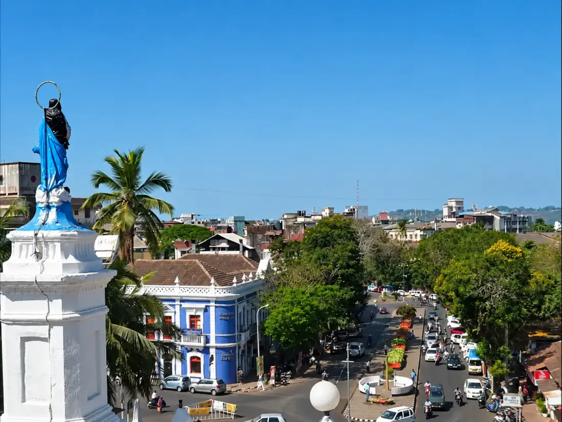 Central Panaji city view near Mayfair Hotel